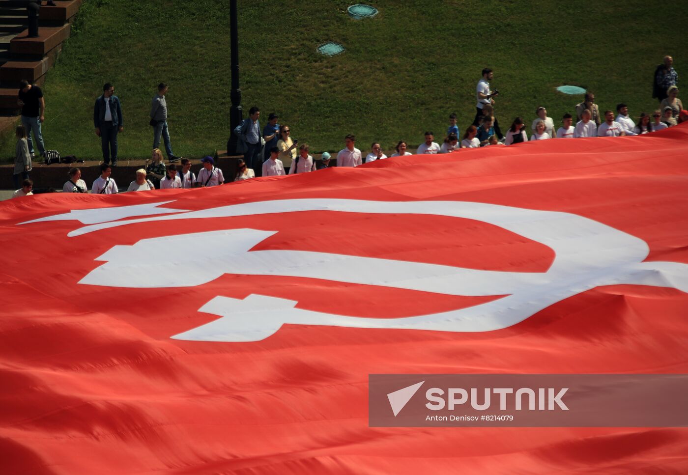 Russia Giant Victory Banner Replica