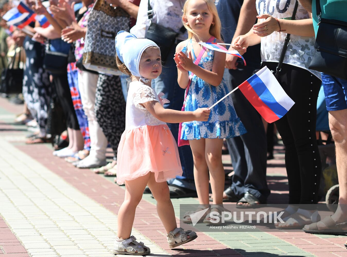 Ukraine Melitopol Russia Day Celebrations