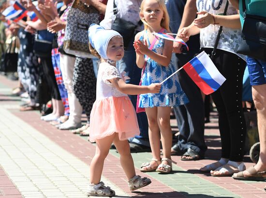 Ukraine Melitopol Russia Day Celebrations
