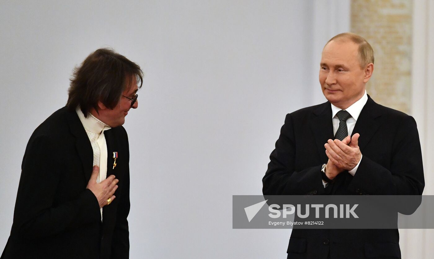 Russia Putin National Awards