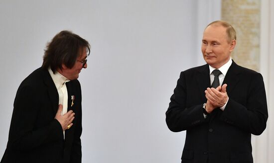 Russia Putin National Awards