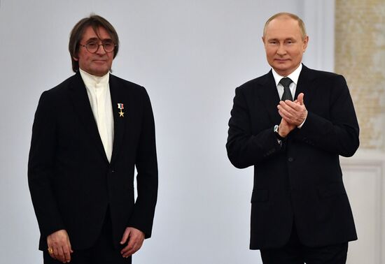 Russia Putin National Awards
