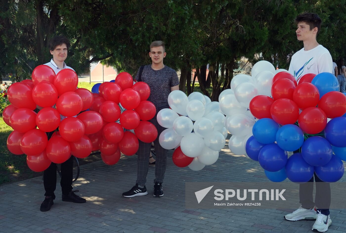 LPR Russia Day Celebrations