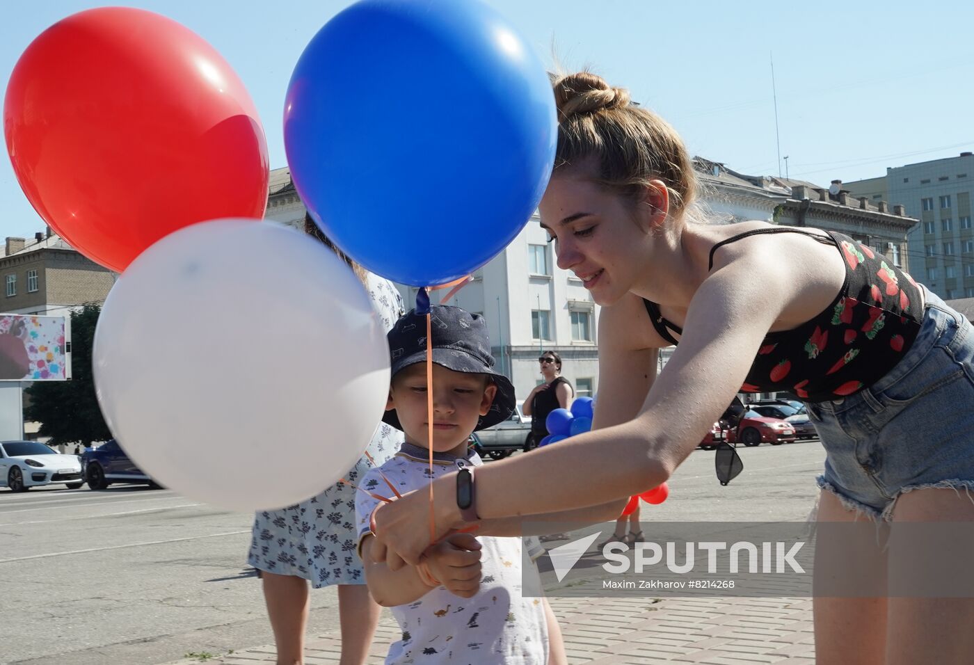 LPR Russia Day Celebrations