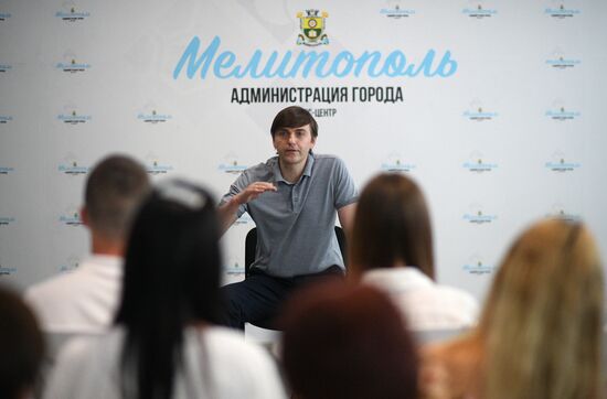 Ukraine Melitopol Russia Day Celebrations