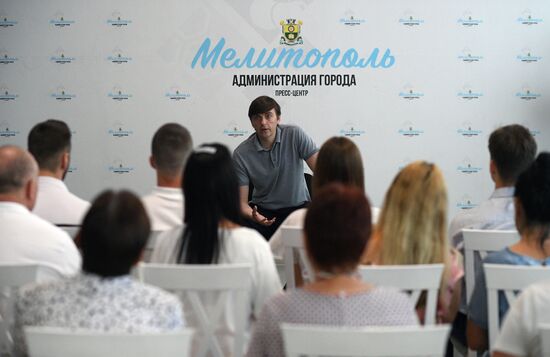 Ukraine Melitopol Russia Day Celebrations