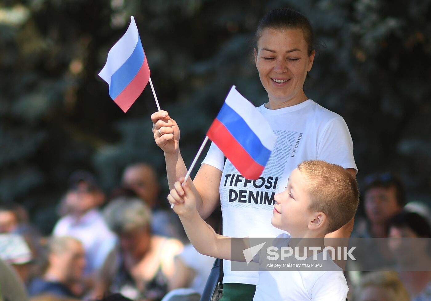 Ukraine Melitopol Russia Day Celebrations