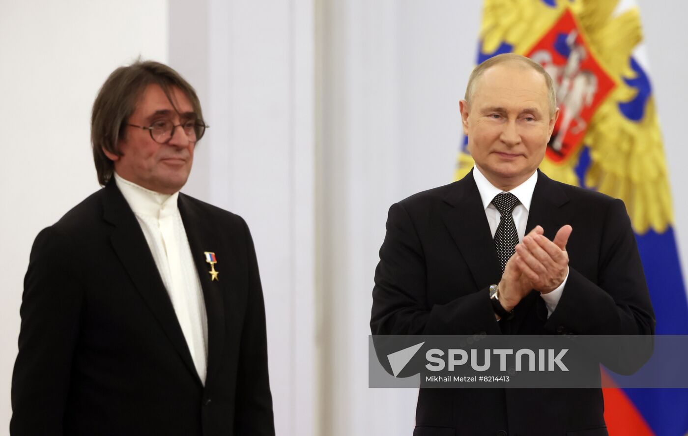 Russia Putin National Awards