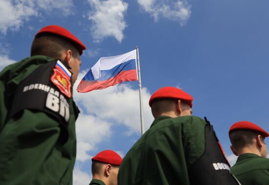 Russia Day Flag Raising