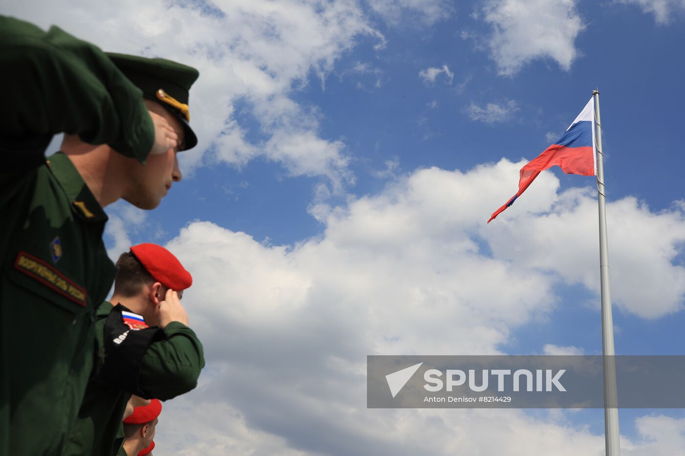 Russia Day Flag Raising
