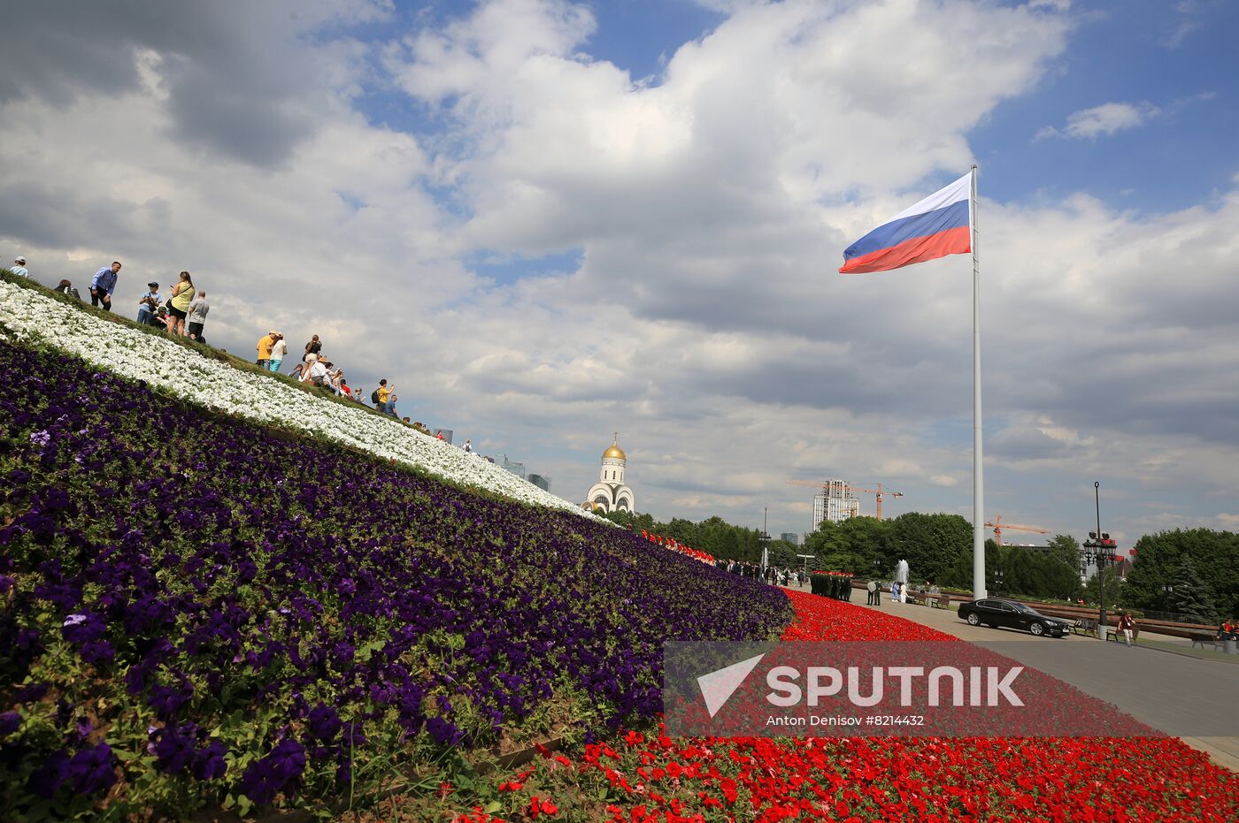 Russia Day Flag Raising