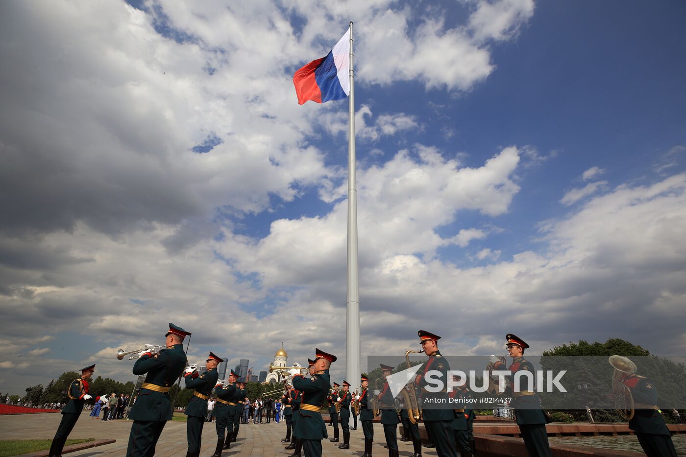 Russia Day Flag Raising