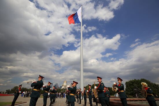 Russia Day Flag Raising