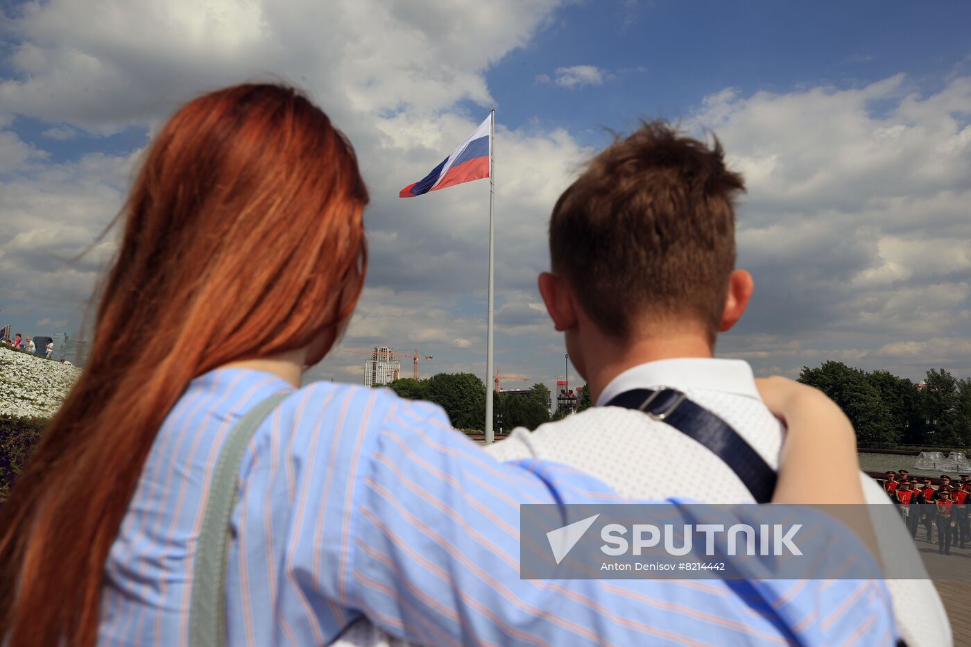 Russia Day Flag Raising