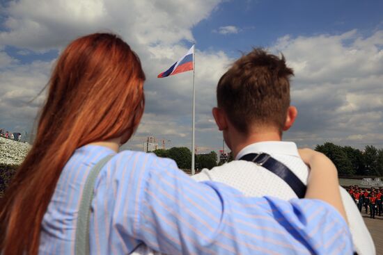 Russia Day Flag Raising