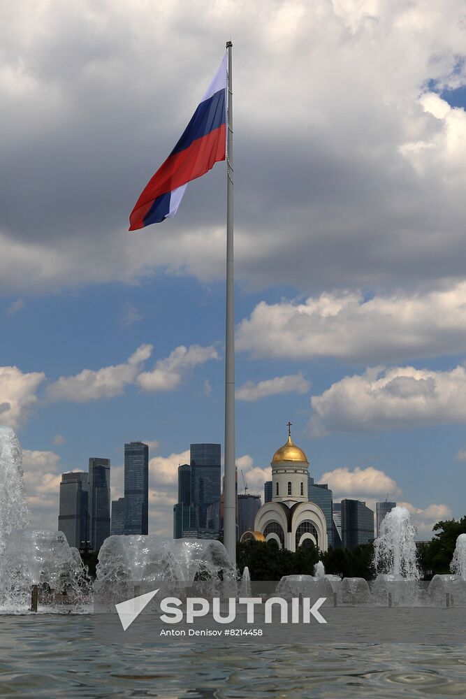 Russia Day Flag Raising