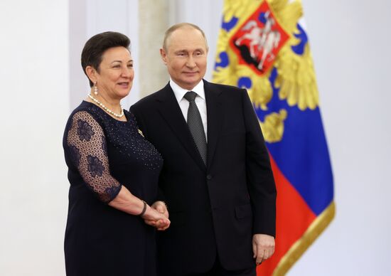 Russia Putin National Awards