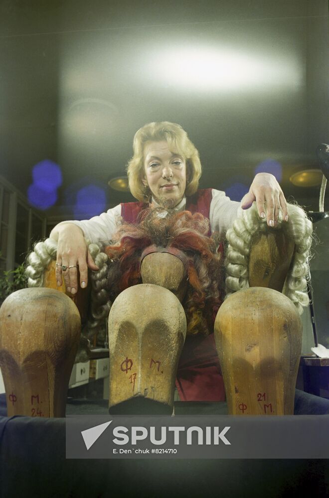 Makeup artist Maria Meyerhold