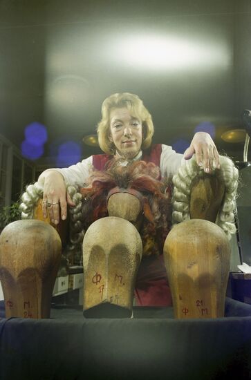 Makeup artist Maria Meyerhold