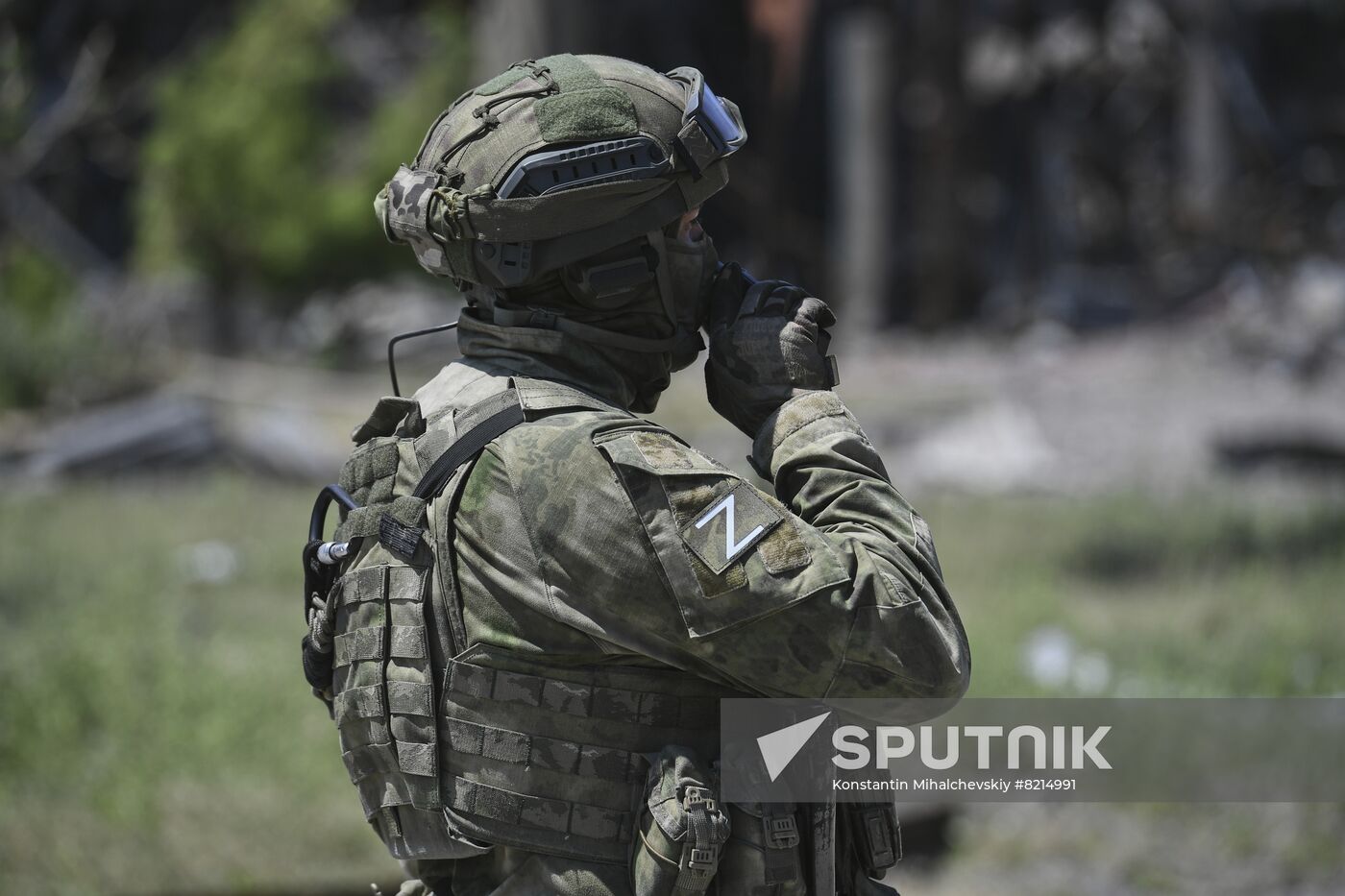 DPR Russia Ukraine Military Operation Azovstal