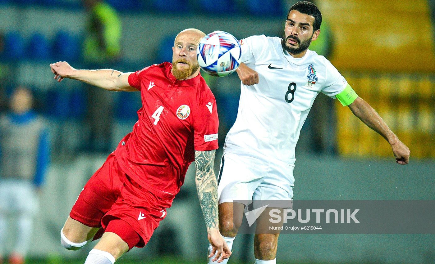 Azerbaijan Soccer Nations League Azerbaijan - Belarus