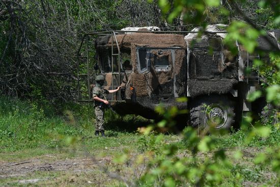 Ukraine Russia Military Operation Missile Launcher