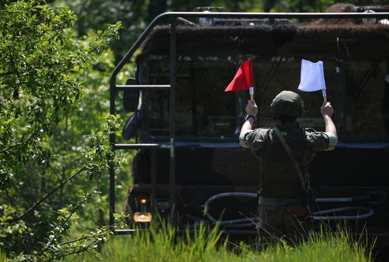 Ukraine Russia Military Operation Missile Launcher