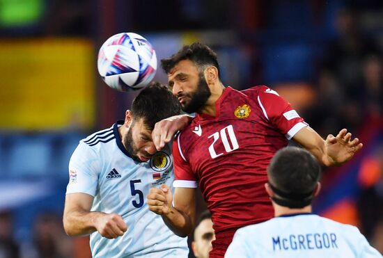 Armenia Soccer Nations League Armenia - Scotland