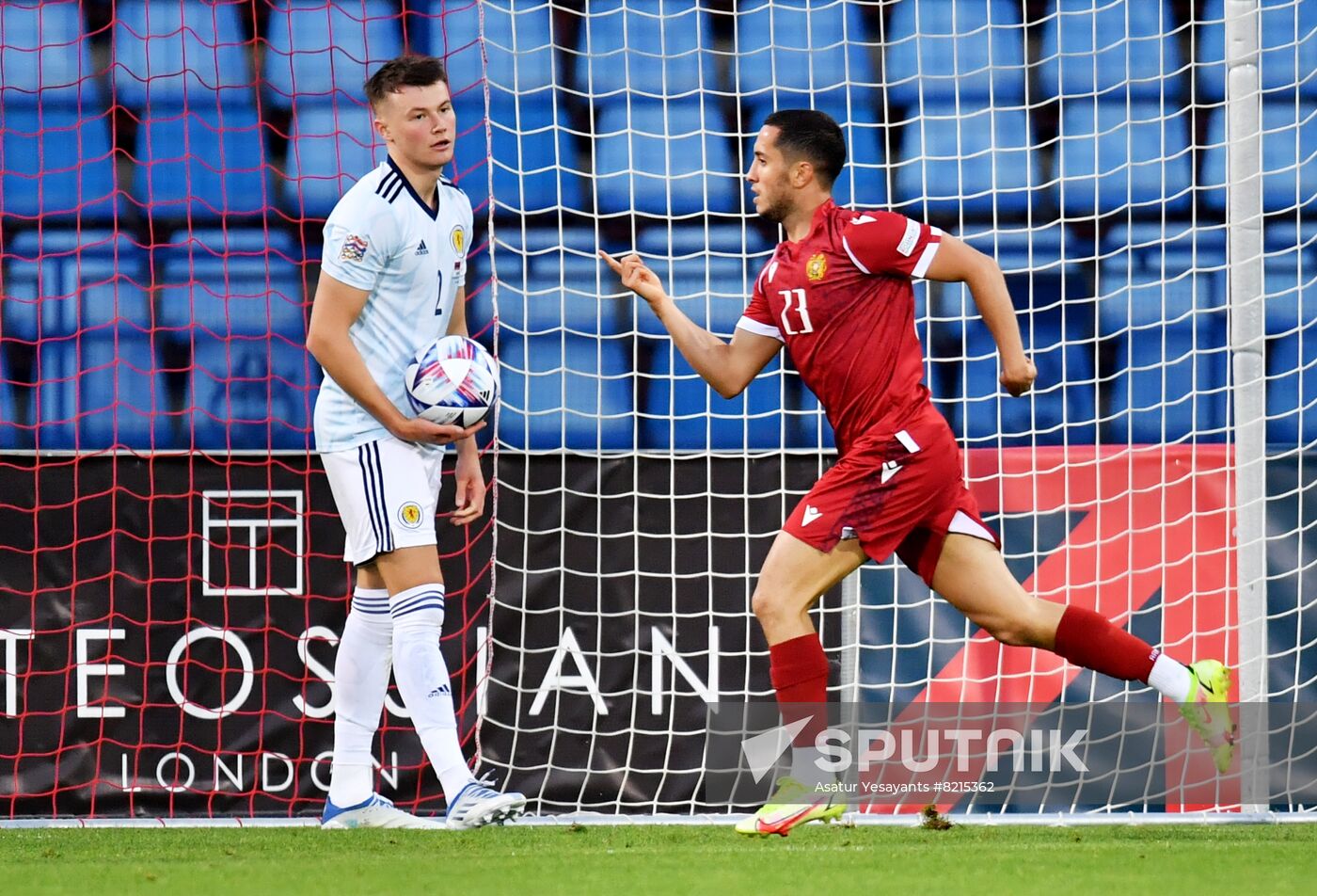 Armenia Soccer Nations League Armenia - Scotland