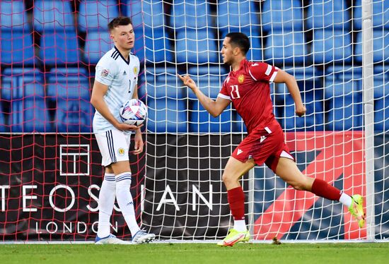 Armenia Soccer Nations League Armenia - Scotland