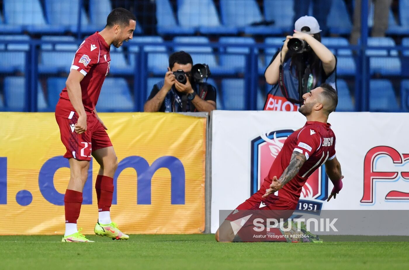 Armenia Soccer Nations League Armenia - Scotland