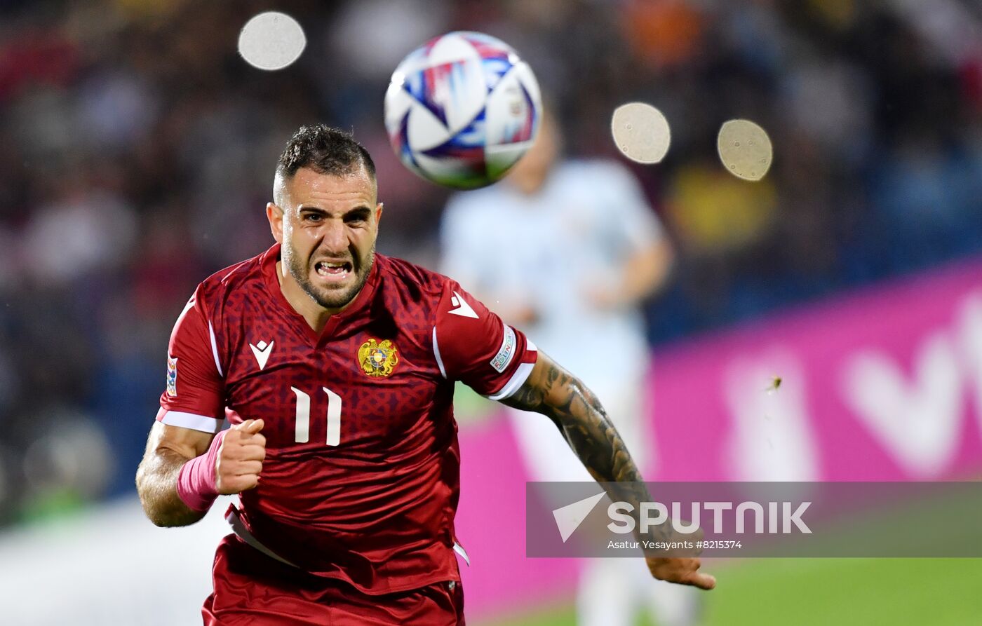 Armenia Soccer Nations League Armenia - Scotland