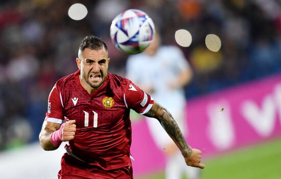 Armenia Soccer Nations League Armenia - Scotland