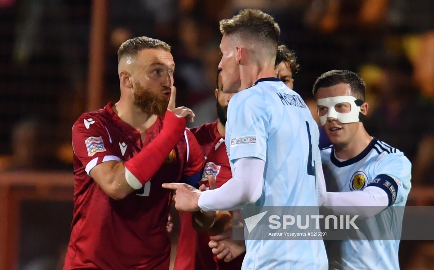 Armenia Soccer Nations League Armenia - Scotland