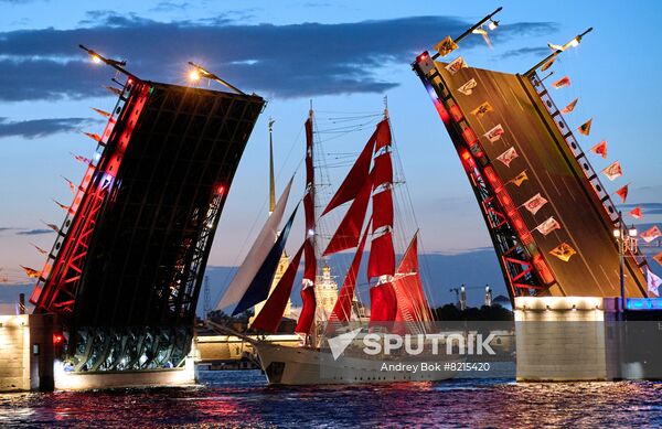 Russia Scarlet Sails Show Rehearsal