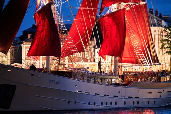 Russia Scarlet Sails Show Rehearsal