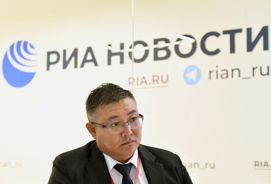 Russia SPIEF Rossiya Segodnya Exhibition Stall