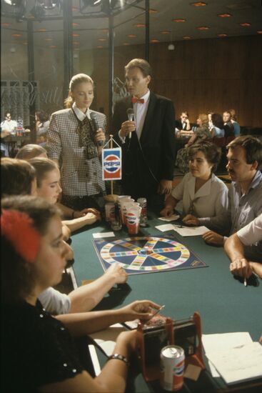 Set of Lucky Chance television show