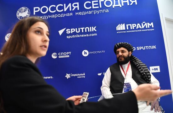 Russia SPIEF Rossiya Segodnya Exhibition Stall