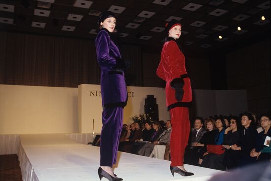 Nina Ricci's fashion show in Moscow