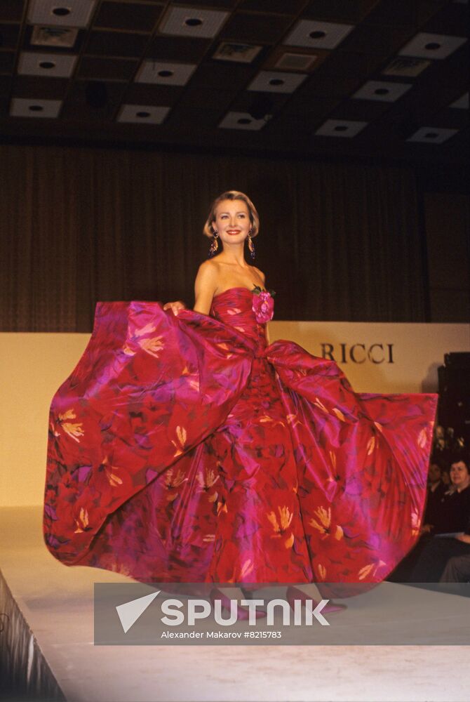 Nina Ricci's fashion show in Moscow
