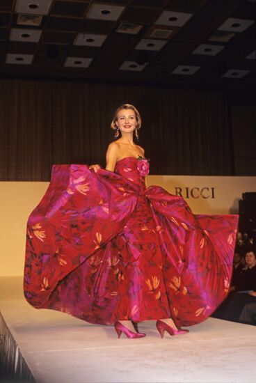 Nina Ricci's fashion show in Moscow
