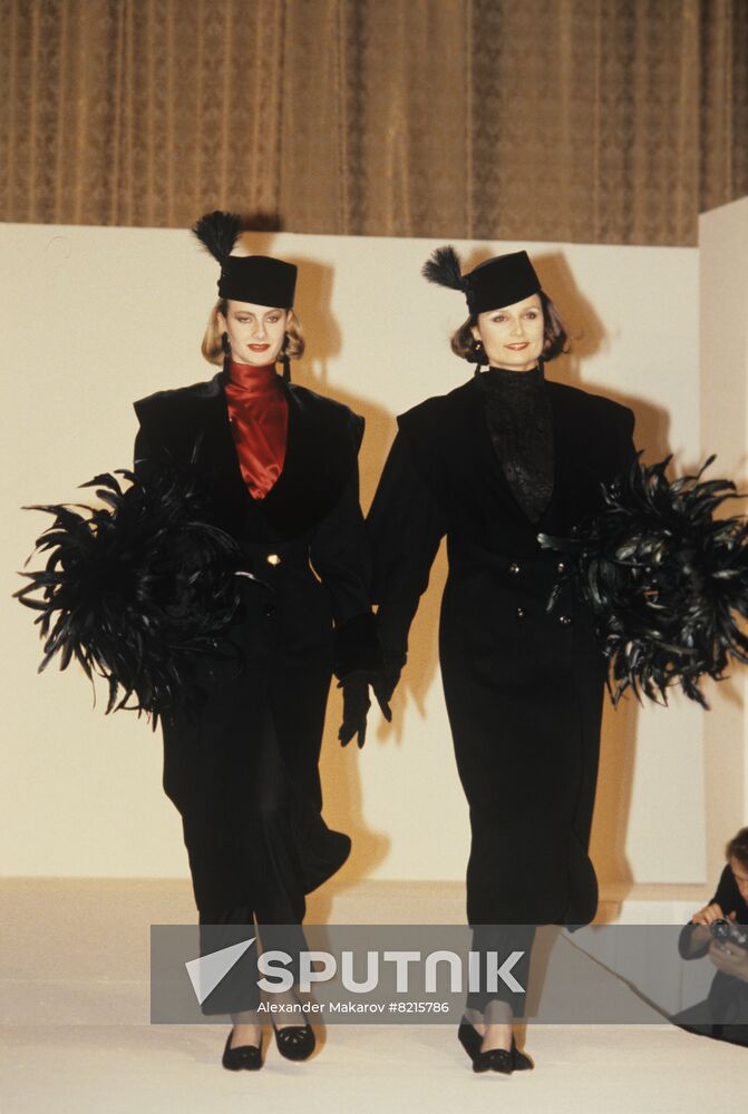 Nina Ricci's fashion show in Moscow