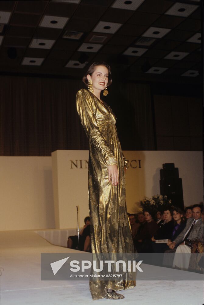 Nina Ricci's fashion show in Moscow