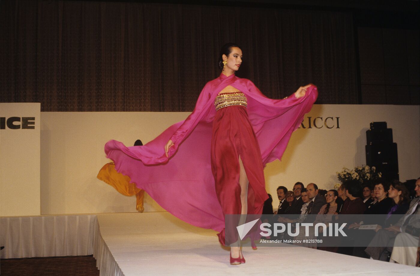 Nina Ricci's fashion show in Moscow