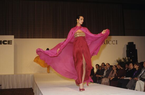 Nina Ricci's fashion show in Moscow
