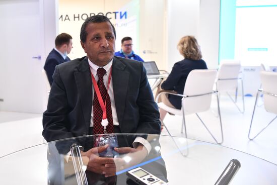 Russia SPIEF Rossiya Segodnya Exhibition Stall