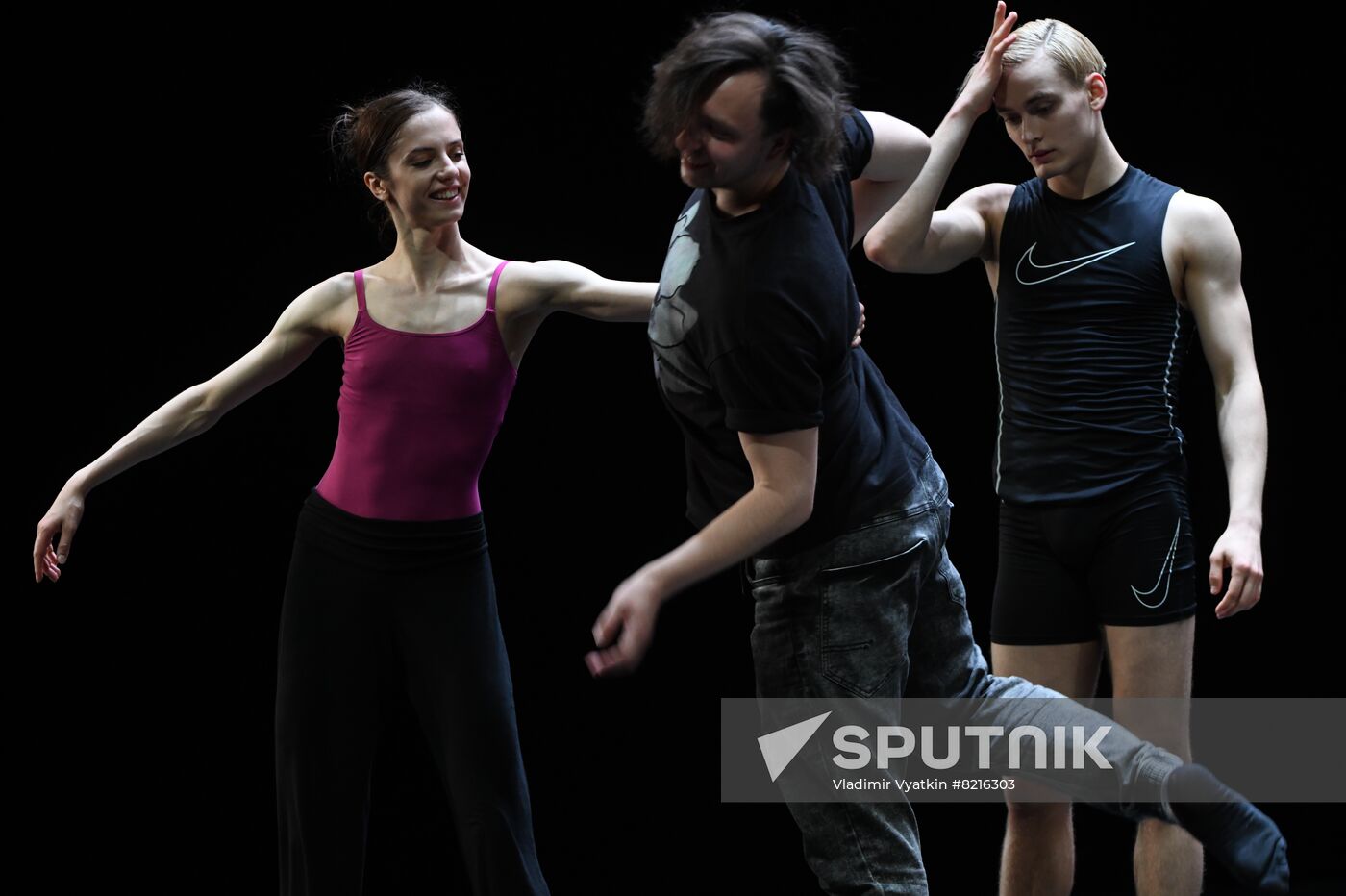Russia Ballet Modern Choreography Evening Rehearsal