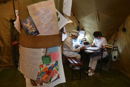 Russia Ukraine Military Operation Field Hospital