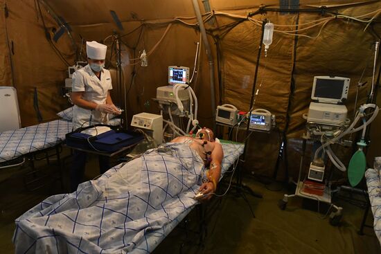 Russia Ukraine Military Operation Field Hospital